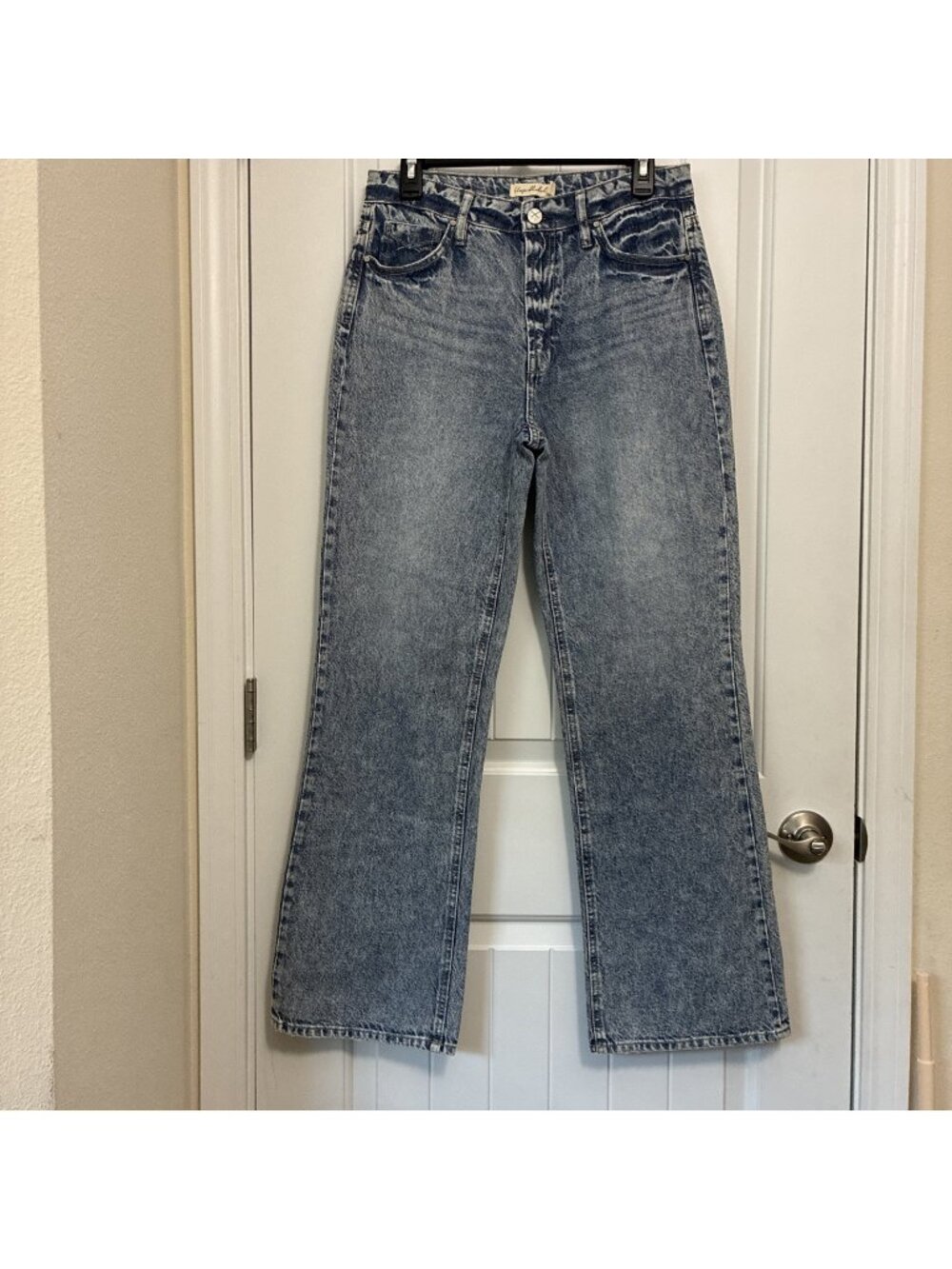 Unpublished Jean Company Sample High Rise Jeans In Blue  31” X 31” Rise Is  11”